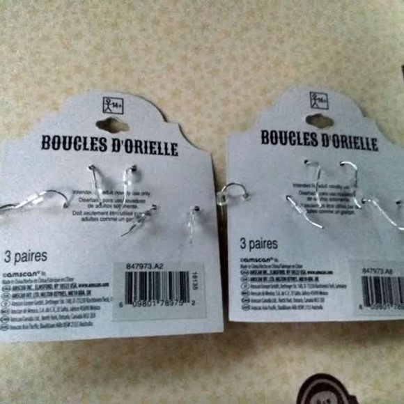 HAUNT COUTURE HALLOWEEN 6pc LOT FRANKENSTEIN/PUMPKIN/TRICK TREAT/EYES EARRINGS - Picture 6 of 10